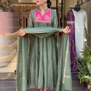 Greenish Ultra Gown